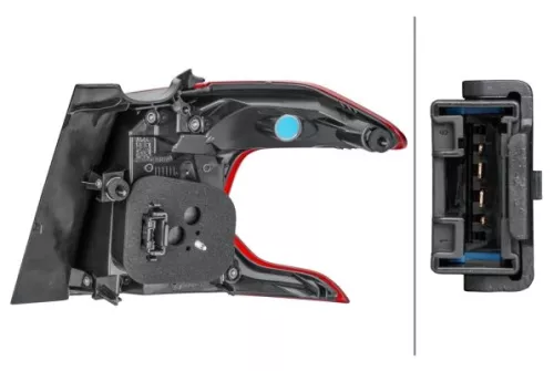 HELLA Tail Light Assembly (2SD354846-031)