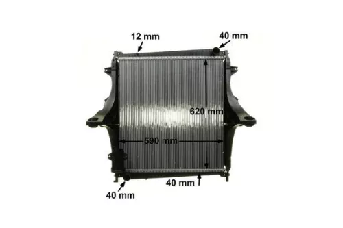 MAHLE Radiator, engine cooling (CR1172000P)