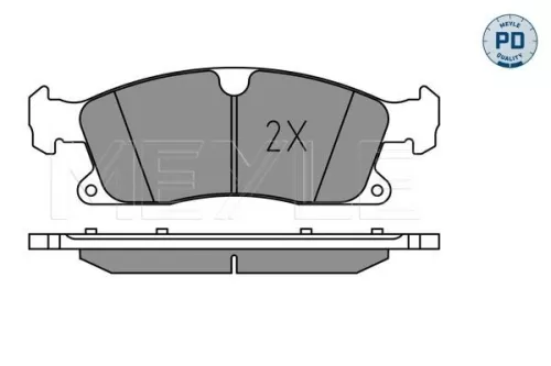 MEYLE Brake Pad Set, disc brake (0252519219/PD)