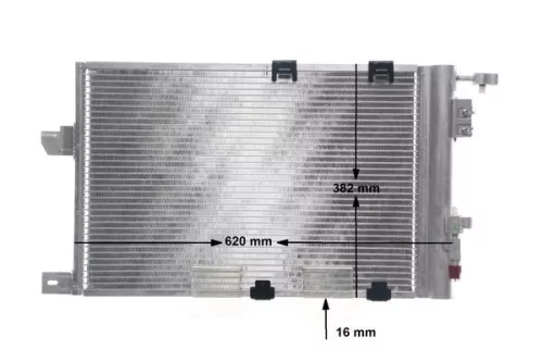 MAHLE Condenser, air conditioning (AC339000S)