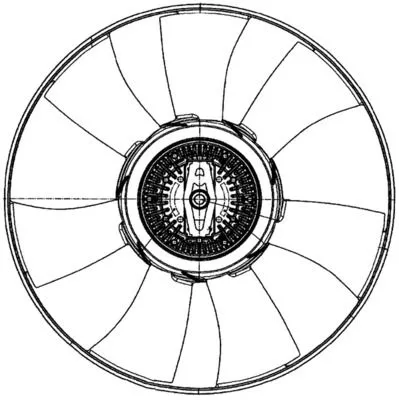 MAHLE Fan, engine cooling (CFF500000P)