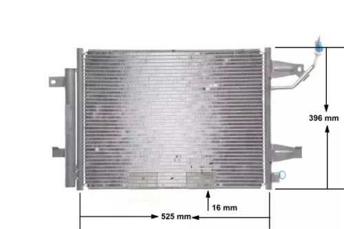MAHLE Condenser, air conditioning (AC509000S)