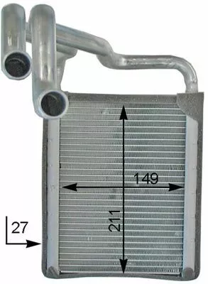 MAHLE Heat Exchanger, interior heating (AH203000P)