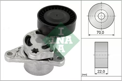 Belt Tensioner, V-ribbed belt