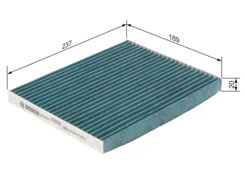 BOSCH Filter, cabin air (0986628554)