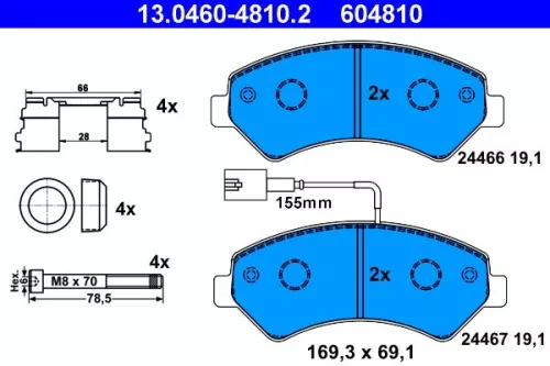 Brake Pad Set, disc brake