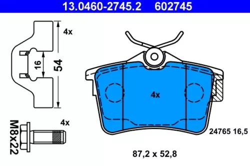 Brake Pad Set, disc brake