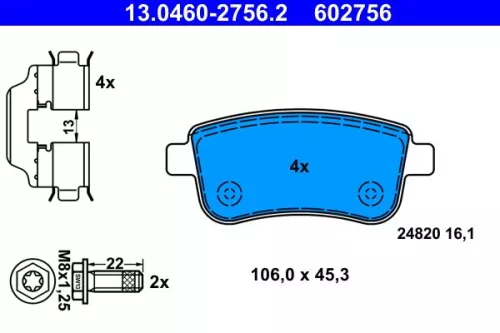 Brake Pad Set, disc brake