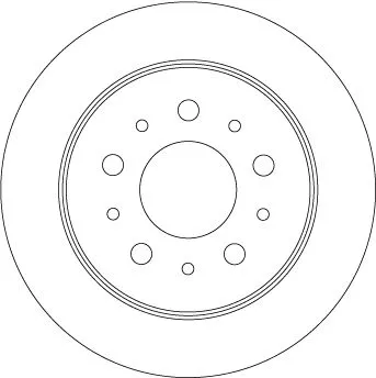 TRW Brake Disc (DF4481S)