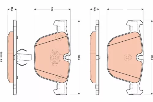 Brake Pad Set, disc brake