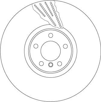 TRW Brake Disc (DF6619S)