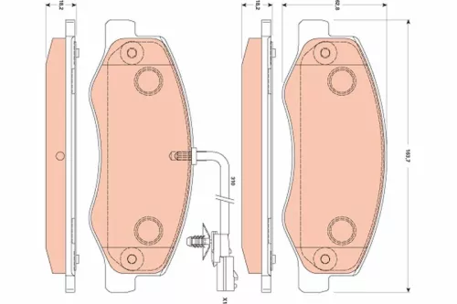 Brake Pad Set, disc brake