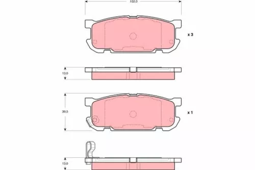 Brake Pad Set, disc brake