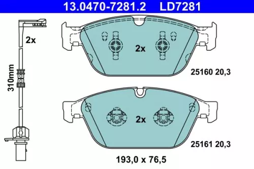 Brake Pad Set, disc brake