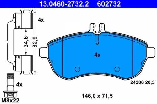Brake Pad Set, disc brake