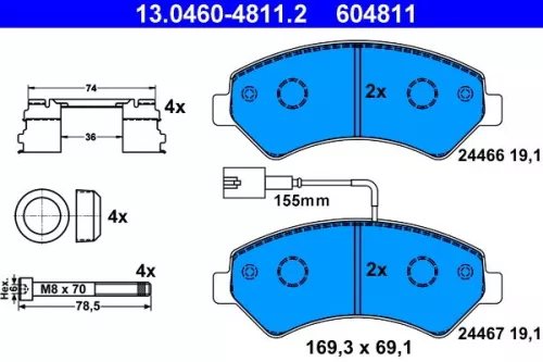 Brake Pad Set, disc brake