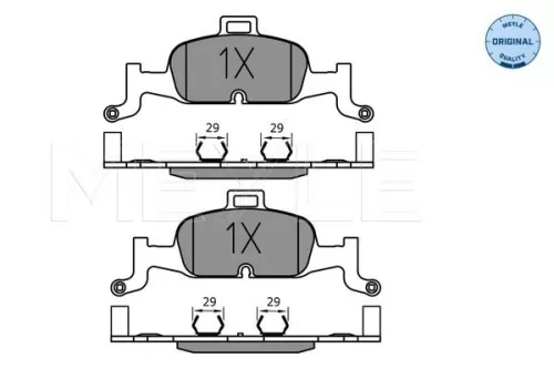 MEYLE Brake Pad Set, disc brake (0252240216)