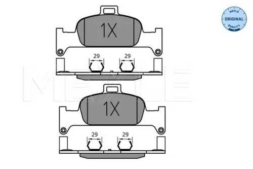MEYLE Brake Pad Set, disc brake (0252240216)