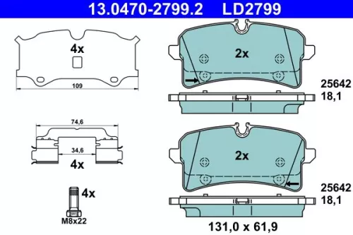 Brake Pad Set, disc brake