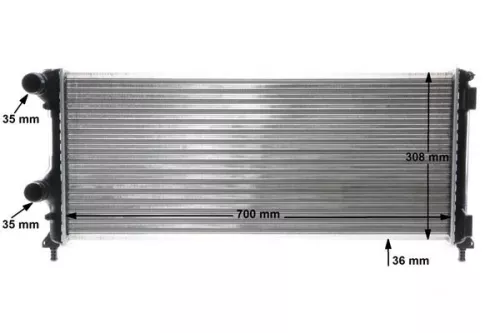 MAHLE Radiator, engine cooling (CR1448000S)