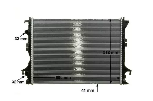 MAHLE Radiator, engine cooling (CR1092000P)