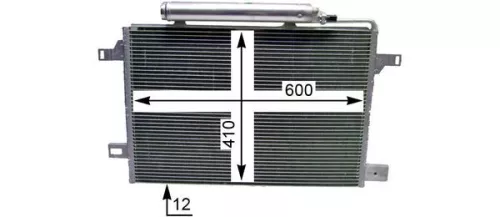 MAHLE Condenser, air conditioning (AC369000P)