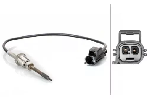 Sensor, exhaust gas temperature