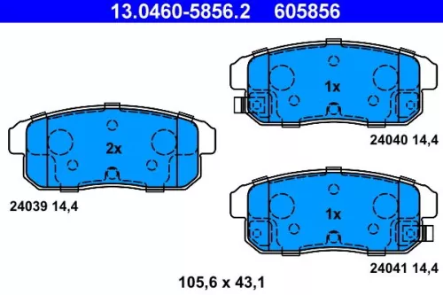 Brake Pad Set, disc brake