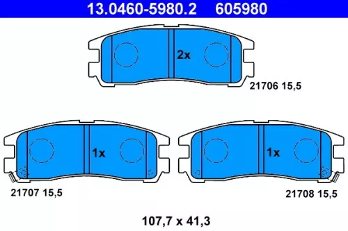 Brake Pad Set, disc brake