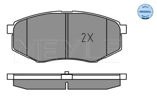 MEYLE Brake Pad Set, disc brake (0252518718)