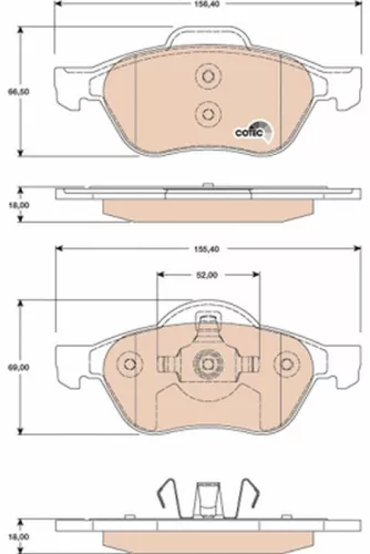 Brake Pad Set, disc brake