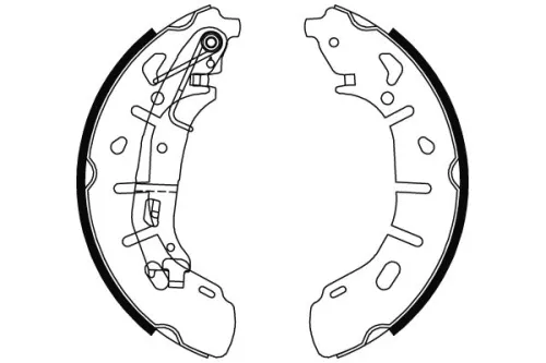 TRW Brake Shoe Set (GS8799)
