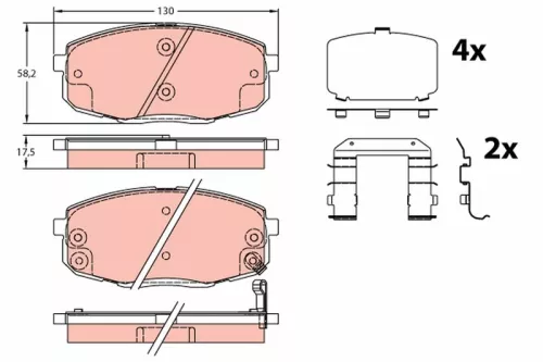Brake Pad Set, disc brake