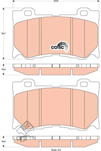 Brake Pad Set, disc brake