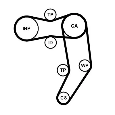 CONTINENTAL CTAM Timing Belt Kit (CT939K10PRO)