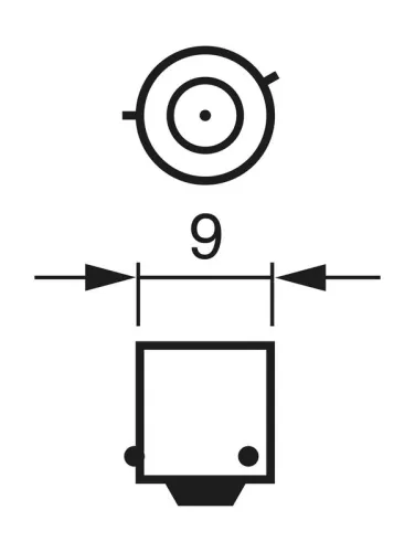 BOSCH Bulb, direction indicator (1987301035)