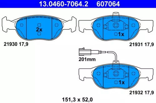 Brake Pad Set, disc brake