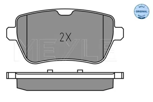 MEYLE Brake Pad Set, disc brake (0252507119)