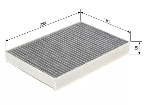 BOSCH Filter, cabin air (1987435573)