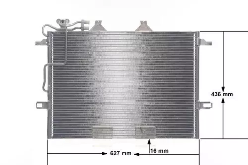 MAHLE Condenser, air conditioning (AC318000S)