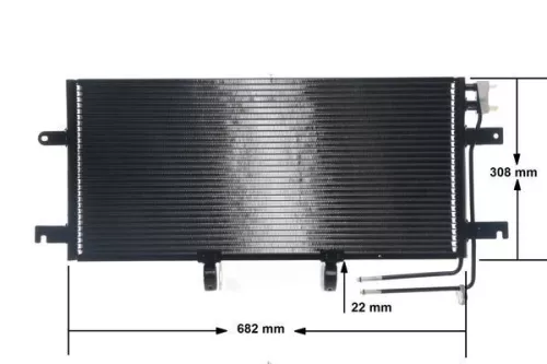 MAHLE Condenser, air conditioning (AC332000S)