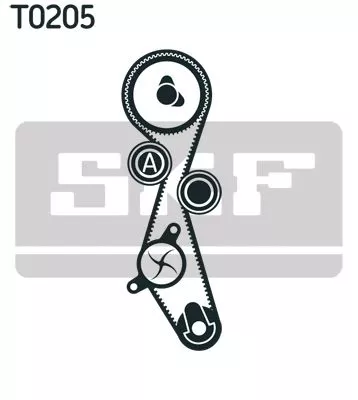 SKF Water Pump & Timing Belt Kit (VKMC03317)