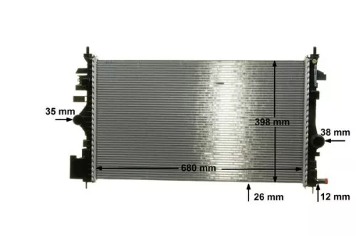 MAHLE Radiator, engine cooling (CR1102000P)