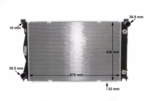 MAHLE Radiator, engine cooling (CR830000S)