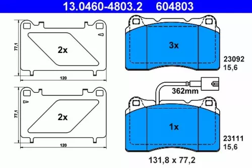Brake Pad Set, disc brake