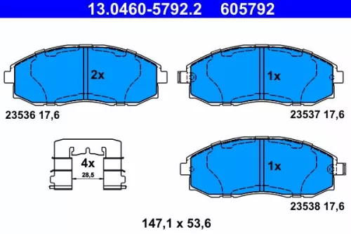 Brake Pad Set, disc brake