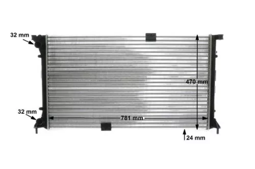 MAHLE Radiator, engine cooling (CR1505000S)