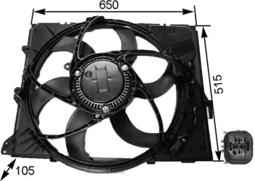 Fan, engine cooling