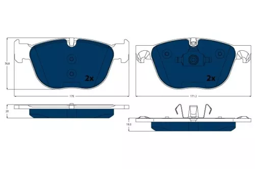 Brake Pad Set, disc brake