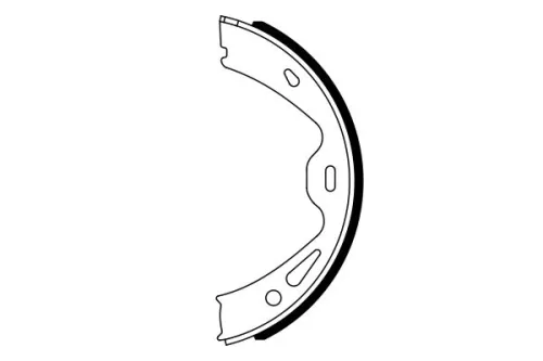BOSCH Brake Shoe Set, parking brake (0986487944)